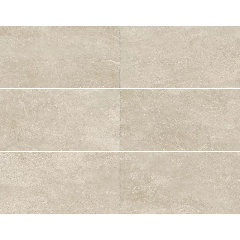 Carrelage Mural Pour Wc|Carrelage Mural Effet Béton<Carrelage sol et mur intérieur beige effet pierre L.60,4 x l.30 cm x ép.7,4 mm, Mitha