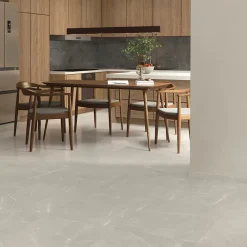 Carrelage sol et mur intérieur effet marbre beige grisé L.61 x l.61 cm x ép.9 mm, Stone Marble- Carrelage Sol Effet Marbre|Carrelage Sol Pour Pièce À Vivre