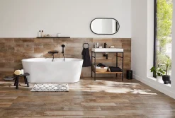 Carrelage Mural Effet Bois|Carrelage Mural Pour Douche<Carrelage sol et mur intérieur effet bois naturel L.60 x l.15 cm x ép.8 mm, Julyo