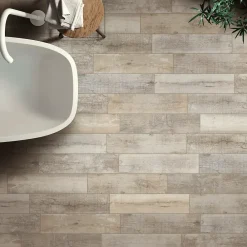 Carrelage Mural Effet Bois|Carrelage Mural Pour Douche<Carrelage sol et mur intérieur effet bois naturel L.60 x l.15 cm x ép.8 mm, Julyo