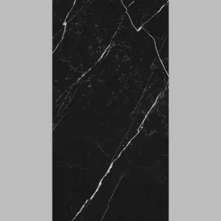 Carrelage sol et mur intérieur en grès cérame effet marbre noir poli L.120 x l.60 cm x ép.9 mm, Fiordo Tresor- Carrelage Mural Pour Pièce À Vivre|Carrelage Mural Effet Marbre