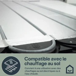 Carrelage sol et mur intérieur effet bois brut foncé L.120 x l.20 cm x ép.9 mm, Antic Rustic- Carrelage Sol Effet Bois|Carrelage Mural Effet Bois