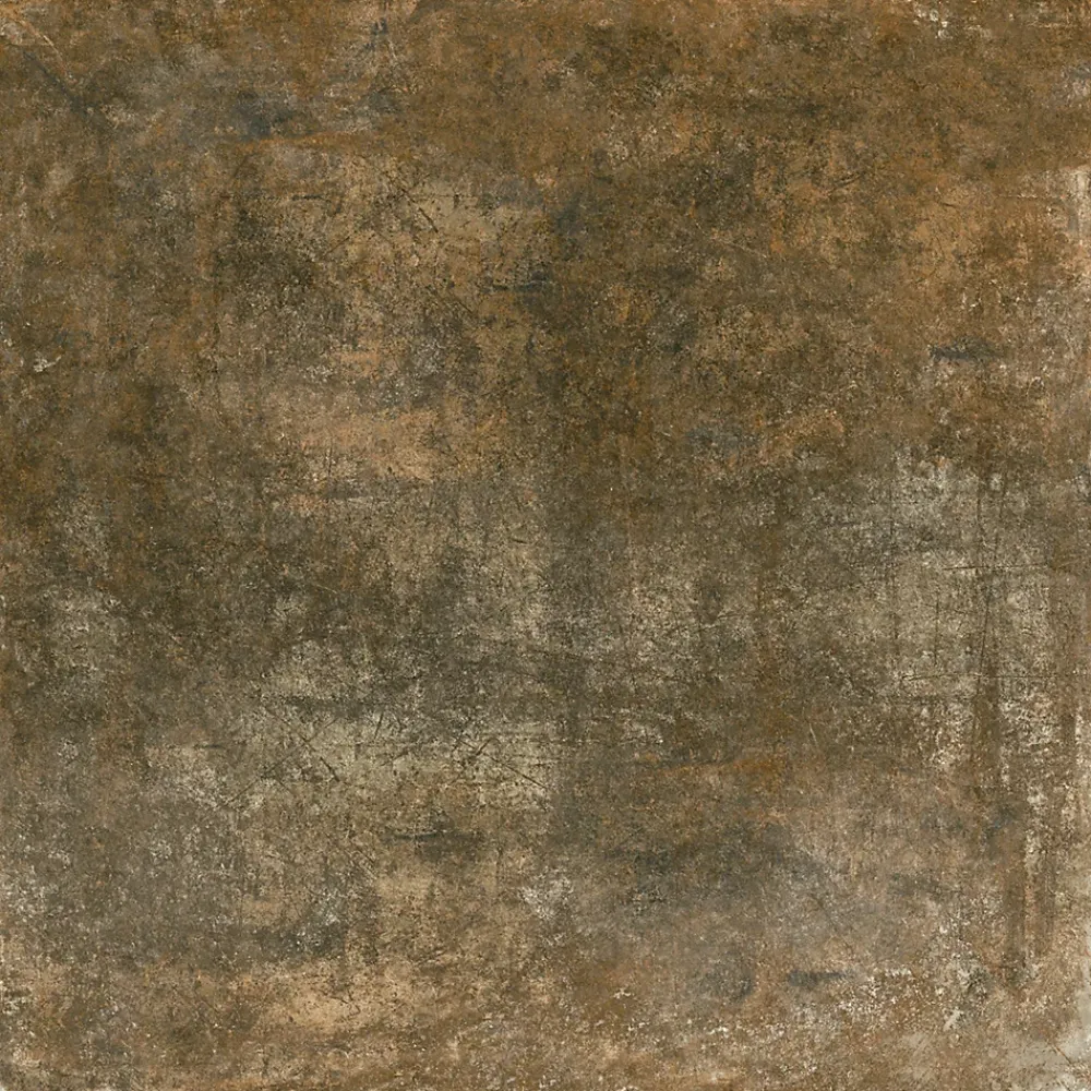 Carrelage Mural Effet Béton|Carrelage Mural Pour Douche<Carrelage sol et mur intérieur effet béton oxydé L.61 x l.61 cm x ép.9 mm, Real Ruggine