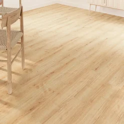 GoodHome Carrelage Mural Effet Bois|Carrelage Mural Pour Douche<Carrelage sol et mur intérieur effet bois brut beige L.15 x l.90 cm x ép.9 mm, Lulea