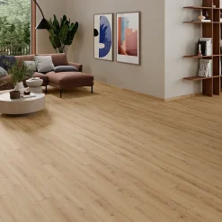 GoodHome Carrelage Mural Effet Bois|Carrelage Mural Pour Douche<Carrelage sol et mur intérieur effet bois brut beige L.15 x l.90 cm x ép.9 mm, Lulea