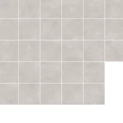 Ecoceramic Carrelage sol et mur intérieur gris clair effet béton L.60 x l.60 cm x ép.9,5 mm, District- Carrelage Mural Effet Béton|Carrelage Mural Pour Douche