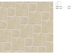 Carrelage Mural Pour Wc|Carrelage Mural Pour Salle De Bains<Carrelage sol et mur intérieur effet pierre ivoire mat L.50 x l.50 cm x ép.9 mm, Sunstone