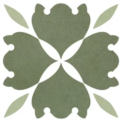 Carrelage Mural Effet Carreaux De Ciment|Carrelage Mural Pour Pièce À Vivre<Carrelage sol et mur intérieur effet carreaux de ciment tons vert menthe L.20 x l.20 cm x ép.7,4 mm, Glamour Mint Mix