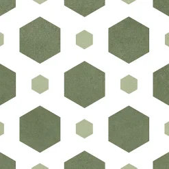 Carrelage Mural Effet Carreaux De Ciment|Carrelage Mural Pour Pièce À Vivre<Carrelage sol et mur intérieur effet carreaux de ciment tons vert menthe L.20 x l.20 cm x ép.7,4 mm, Glamour Mint Mix