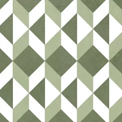 Carrelage Mural Effet Carreaux De Ciment|Carrelage Mural Pour Pièce À Vivre<Carrelage sol et mur intérieur effet carreaux de ciment tons vert menthe L.20 x l.20 cm x ép.7,4 mm, Glamour Mint Mix