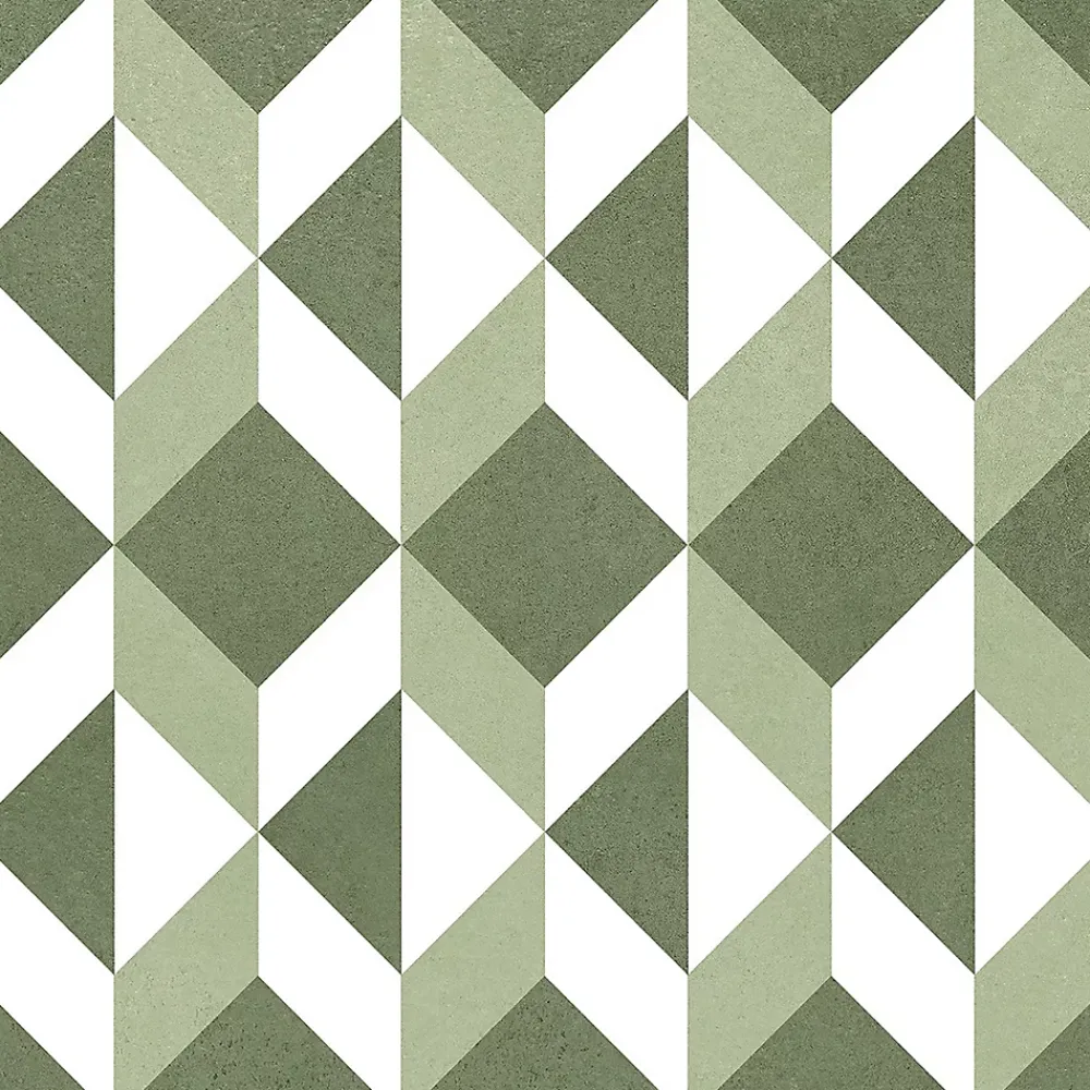 Carrelage Mural Effet Carreaux De Ciment|Carrelage Mural Pour Pièce À Vivre<Carrelage sol et mur intérieur effet carreaux de ciment tons vert menthe L.20 x l.20 cm x ép.7,4 mm, Glamour Mint Mix