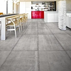 Carrelage Mural Effet Béton|Carrelage Sol Effet Béton<Carrelage sol et mur intérieur effet béton gris industriel L.120 x l.60 cm x ép.9 mm, Industrie