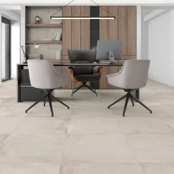 Halcon Carrelage sol et mur intérieur en grès porcelainé beige sable effet pierre mat L.60 x l.60 cm x ép. 9,5 mm Garda- Carrelage Sol Effet Pierre|Carrelage Sol Pour Cuisine