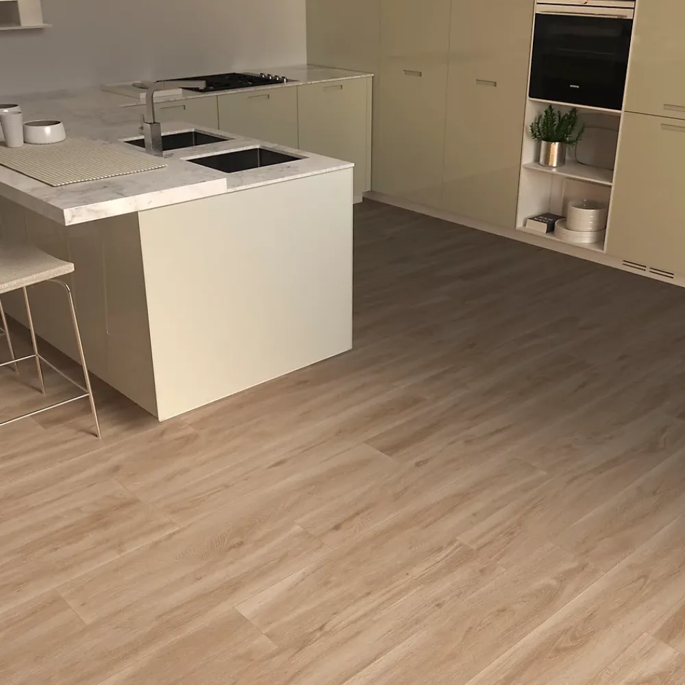 Ecoceramic Carrelage Sol Effet Bois|Carrelage Mural Effet Bois<Carrelage sol et mur intérieur effet bois clair L.120 x l.20 cm x ép.9 mm, Urbanwood haya