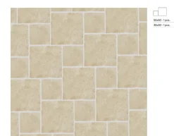 Carrelage Mural Pour Cuisine|Carrelage Mural Pour Salle De Bains<Carrelage sol et mur intérieur effet pierre ivoire mat L.30 x l.30 cm x ép.9 mm, Sunstone