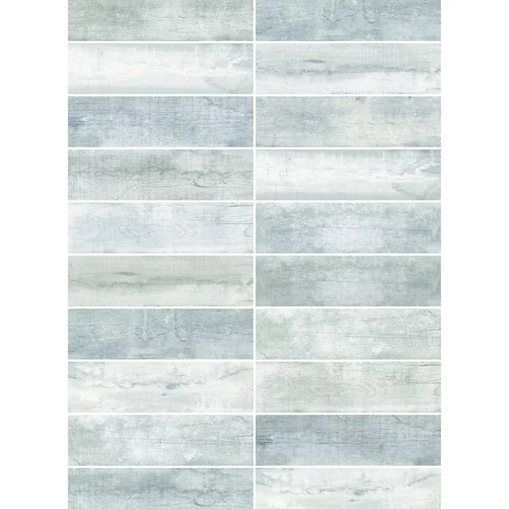 Carrelage sol et mur intérieur effet bois gris L.60 x l.15 cm x ép.8 mm, Julyo- Carrelage Mural Pour Douche|Carrelage Mural Pour Wc
