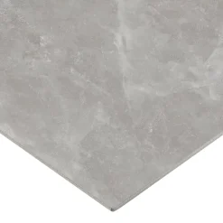 Carrelage sol et mur intérieur gris clair effet pierre L.60,4 x l.60 cm x ép.7,4 mm, Himalaya- Carrelage Mural Effet Béton|Carrelage Mural Pour Douche