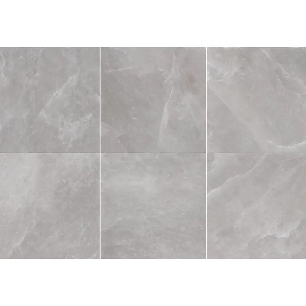 Carrelage sol et mur intérieur gris clair effet pierre L.60,4 x l.60 cm x ép.7,4 mm, Himalaya- Carrelage Mural Effet Béton|Carrelage Mural Pour Douche