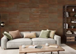 Carrelage sol et mur intérieur effet béton oxydé mat L.60 x l.30 cm x ép.9,5 mm, Ruano- Carrelage Mural Pour Cuisine|Carrelage Sol Pour Pièce À Vivre