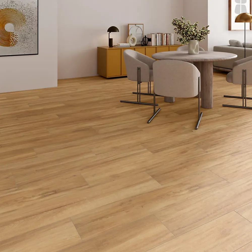 Alaplana Carrelage sol et mur intérieur effet parquet mat L.120 x l.23cm x ép.9,7mm , Svalbard- Carrelage Sol Effet Bois|Carrelage Sol Pour Cuisine
