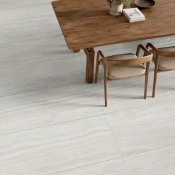 GoodHome Carrelage sol et mur intérieur gris effet pierre L.59,5 x l.120 cm x ép.10 mm, Kyat- Carrelage Mural Effet Pierre|Carrelage Sol Effet Pierre