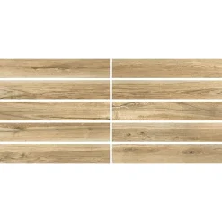 Carrelage Mural Pour Douche|Carrelage Mural Pour Salle De Bains<Carrelage sol et mur intérieur effet bois brut mat L.90 x l.15 cm, Woodland