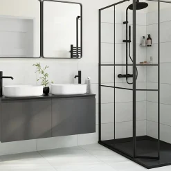 GoodHome Carrelage Mural Effet Pierre|Carrelage Mural Pour Douche<Carrelage sol et mur intérieur ivoire effet pierre L.60 x l.30 cm x ép.9,5 mm, Oikos