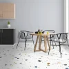 Carrelage Mural Pour Wc|Carrelage Mural Pour Douche<Carrelage sol et mur intérieur effet terrazzo L.60 x l.60 cm x ép.10 mm, Neotech Terazo