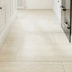 GoodHome Carrelage Mural Pour Wc|Carrelage Mural Effet Pierre<Carrelage sol et mur intérieur effet pierre beige L.120 x l.59,5 cm x ép.10 mm, Kyat