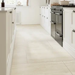 GoodHome Carrelage Mural Pour Wc|Carrelage Mural Effet Pierre<Carrelage sol et mur intérieur effet pierre beige L.120 x l.59,5 cm x ép.10 mm, Kyat