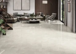 Carrelage sol et mur intérieur effet marbre gris L.33,3 x l.33,3 cm x ép.9,1 mm, Chelsea- Carrelage Mural Effet Marbre|Carrelage Sol Pour Pièce À Vivre