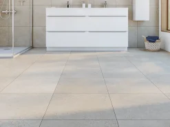 Carrelage sol et mur intérieur effet pierre gris clair L.45 x l.45 cm x ép.8,5 mm, Rodas- Carrelage Mural Pour Cuisine|Carrelage Sol Pour Pièce À Vivre