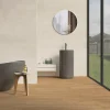 Ecoceramic Carrelage sol et mur intérieur intérieur en grès cérame émaillé effet bois brut mat L.120 x l.20 cm x ép.9 mm, Atelier- Carrelage Mural Effet Bois|Carrelage Mural Pour Douche