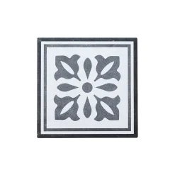 GoodHome Carrelage Mural Pour Douche|Carrelage Mural Pour Wc<Carrelage sol et mur intérieur effet carreau de ciment tons gris L.20 x l.20 cm x ép.8,2 mm, Konkrete