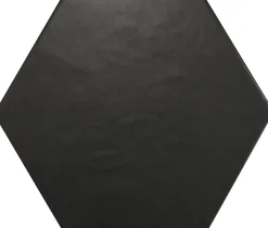 Equipe Ceramica Faïence Unie|Faïence Pour Douche<Carrelage sol et mur intérieur hexagonal uni noir mat L.20 x l.17,5 cm x ép.8 mm, Hexa