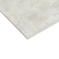Carrelage Mural Effet Béton|Carrelage Sol Effet Béton<Carrelage sol et mur intérieur en grès cérame émaillé effet béton blanc satin L.60 x l.60 cm x ép.8 mm, Malt
