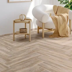 Carrelage Mural Pour Wc|Carrelage Mural Pour Douche<Carrelage sol et mur intérieur effet bois brut mat L.60 x l.15 cm x ép.8,5 mm, Kyra Betulla
