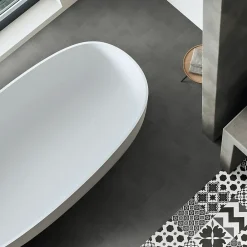 Carrelage Mural Pour Wc|Carrelage Sol Pour Wc<Carrelage sol et mur intérieur gris foncé effet ciment L.20 x l.20 cm x ép.7,4 mm, Glamour Slate