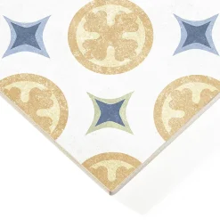 Carrelage Mural Pour Douche|Carrelage Mural Pour Wc<Carrelage sol et mur intérieur effet carreaux de ciment multicolores L.20 x l.20 cm x ép.7,4 mm, Liberty Multico
