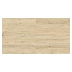GoodHome Carrelage Mural Pour Wc|Carrelage Mural Effet Bois<Carrelage sol et mur intérieur effet bois brut beige L.60 x l.15 cm x ép.7,4 mm, Basilio Guigliano
