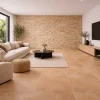 Vitacer Carrelage Sol Effet Pierre<Carrelage sol et mur intérieur / extérieur effet terre cuite Argile Terra l.100 X L.100 cm rectifié 1er choix. UPEC