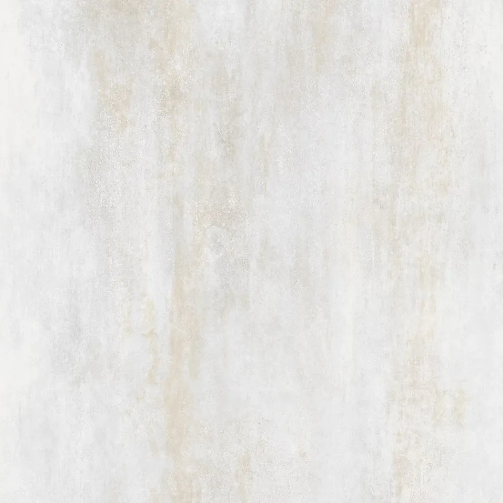 Gresmalt Carrelage sol et mur intérieur en grès cérame effet béton blanc mat L.60 x l.60 cm x ép.7,4 mm, Upper- Carrelage Mural Pour Cuisine|Carrelage Mural Effet Béton