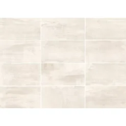 Carrelage sol et mur intérieur grès cérame blanc effet pierre l.30 x L.60 cm, Dourtio- Carrelage Mural Effet Pierre|Carrelage Mural Pour Douche
