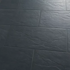 GoodHome Carrelage Extérieur Et Terrasse<Carrelage sol extérieur anthracite effet ardoise L.61,3 x l.30,3 cm x ép.9 mm, Slate