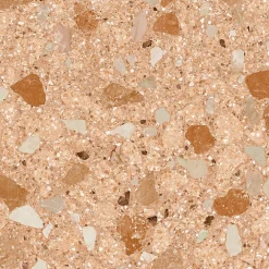 Aelle Carrelage Carrelage sol extérieur antidérapant effet terrazzo 80x80 cm MONACO R ROJIZO ANTIDESLIZANTE- Carrelage Extérieur Et Terrasse