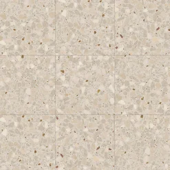 Aelle Carrelage Carrelage sol extérieur antidérapant effet terrazzo 80x80 cm MONACO R BEIGE ANTIDESLIZANTE- Carrelage Extérieur Et Terrasse