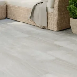 Carrelage sol extérieur beige effet pierre L.62 x l.31 cm x ép.7,4 mm, English Stone- Carrelage Extérieur Et Terrasse