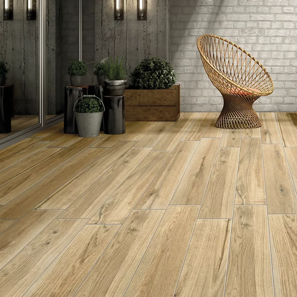 Carrelage Extérieur Et Terrasse<Carrelage sol extérieur effet bois brut L.90 x l.15 cm x ép.9 mm, Woodland