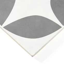 Carrelage Extérieur Et Terrasse<Carrelage sol extérieur effet carreau de ciment gris et blanc L.45 x l.45 cm x ép.7,4 mm, Patch