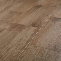 Carrelage sol extérieur effet bois marron clair L.60 x l.30 cm x ép.8,7 mm, Norwegio- Carrelage Extérieur Et Terrasse